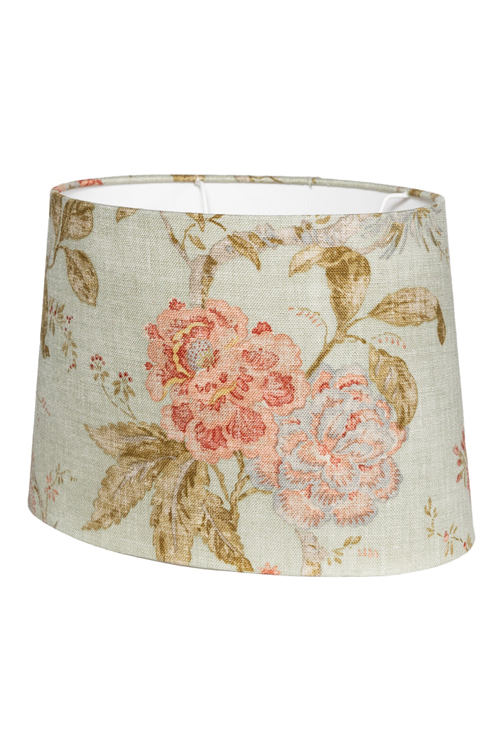 Alice D35 oval Flower grön bordslampskärm