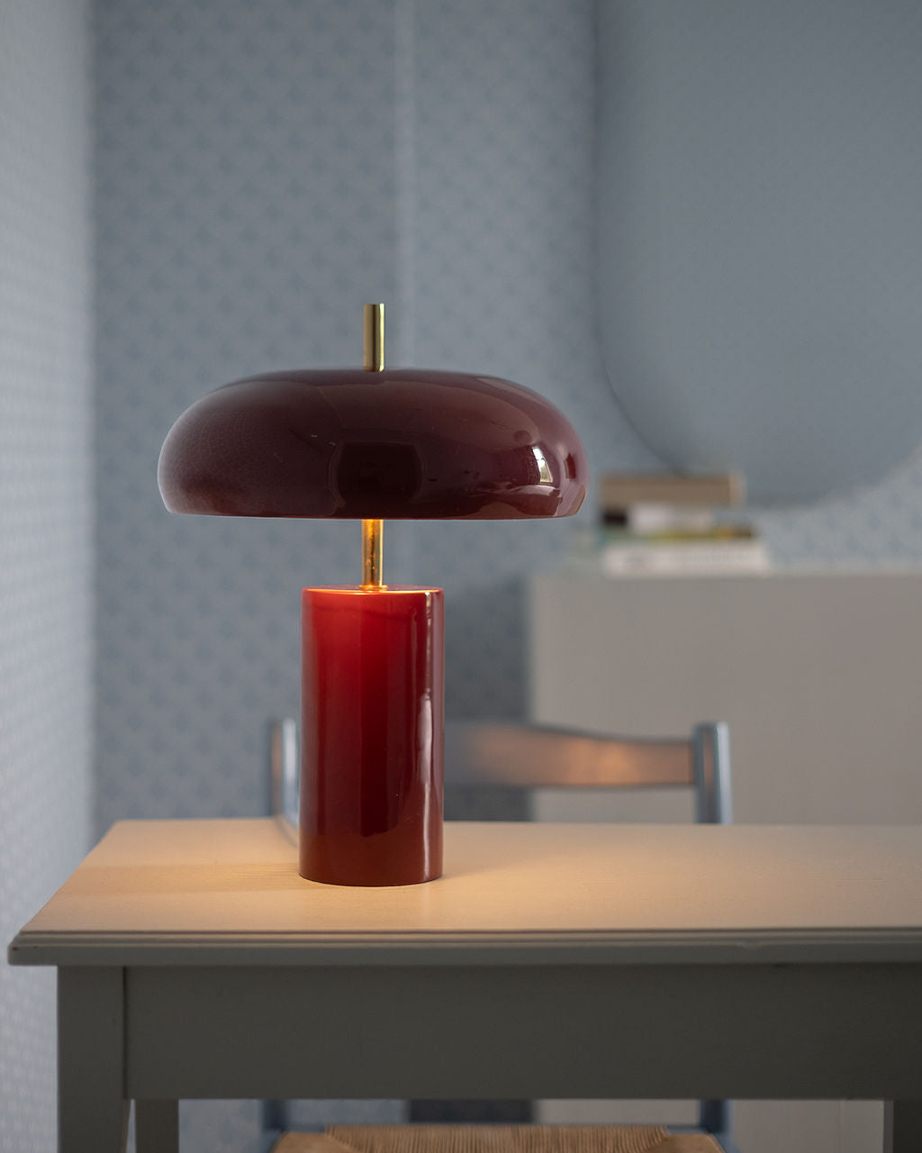Lex H41 metall röd - Bordslampa