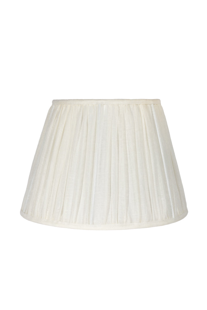 Karin D35 linne veckad offwhite - Bordslampskärm