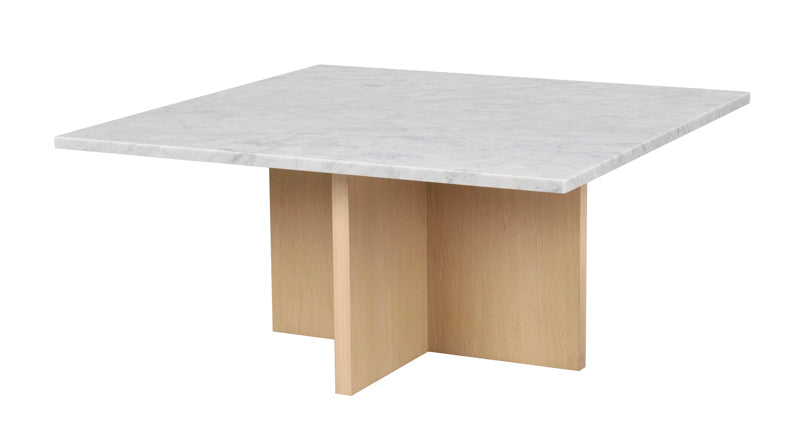 Brooksville - Soffbord Vit/Vitpigmenterad 90x90 cm