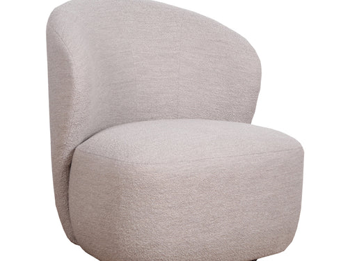 Roselawn fåtölj med snurrfunktion från Rowico Home i tyget Alice #01 ljusbeige