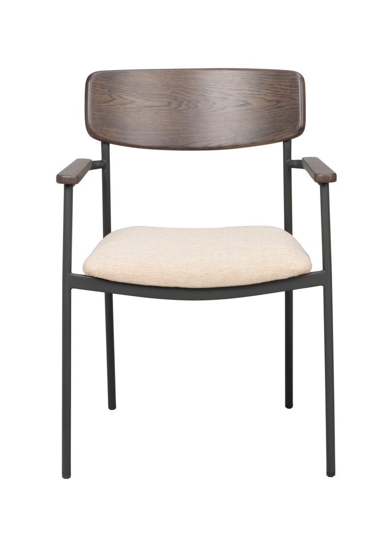Maymont Karmstol Brun/Ljusbeige/Svart