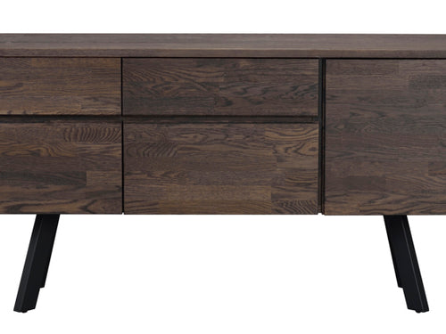 Fred sideboard från Rowico Home, mörkbrun/svart