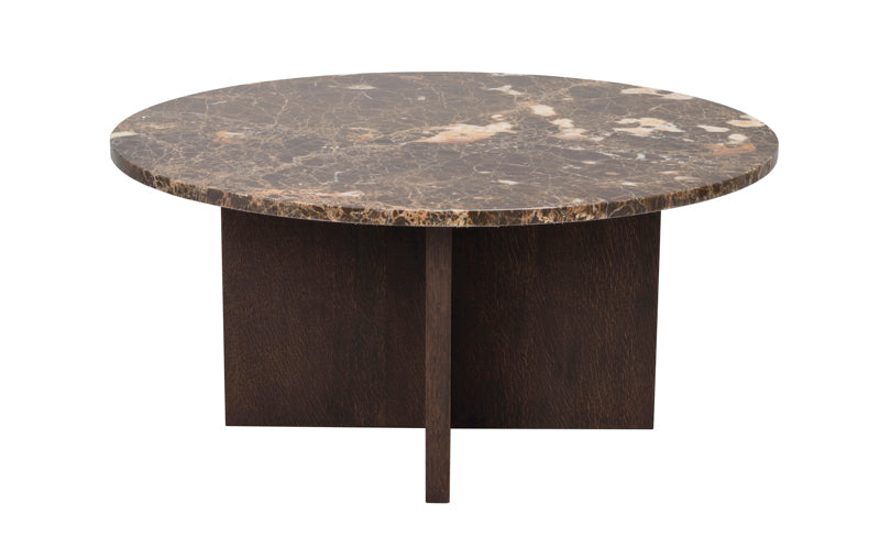 Brooksville - Soffbord Brun Ø90 cm