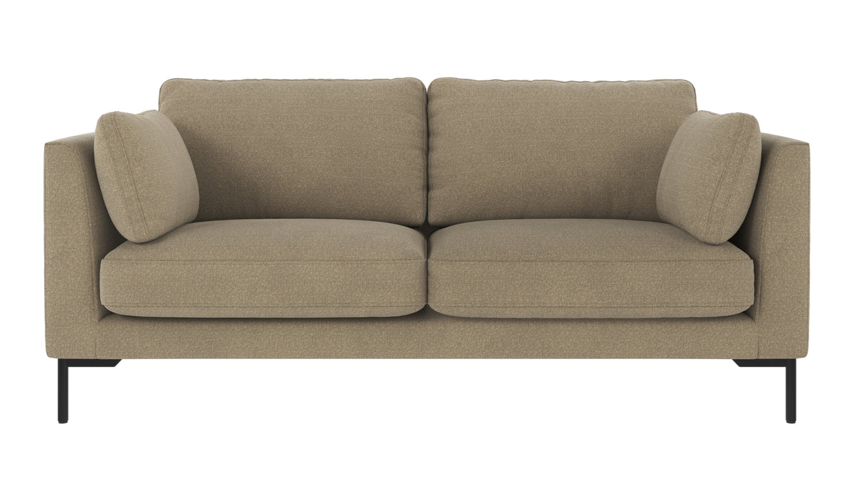 Corwin 2,5-sitssoffa från Rowico Home i tyget Rita #109 mörkbeige