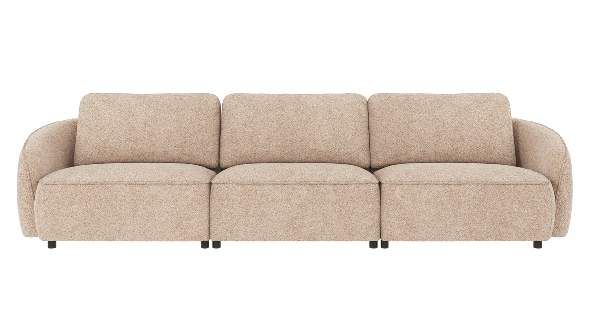 Norris 4-sitssoffa från Rowico Home i tyget Anna #2 ljusbeige