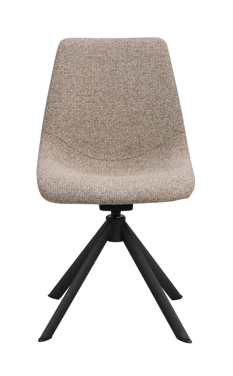 Dunmore Stol Mörkbeige/Svart