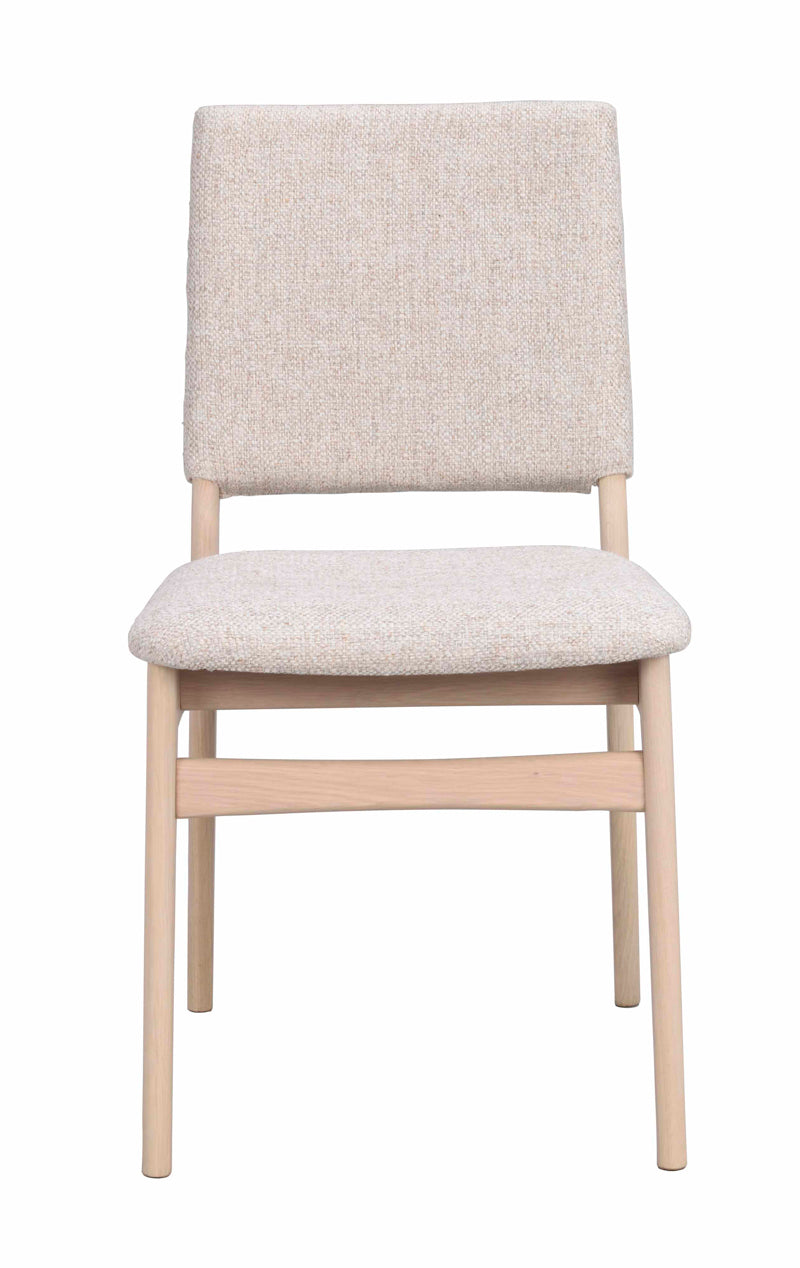 Medford Stol Vitpigmenterad/Ljusbeige