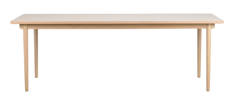 Fairmount rektangulärt matbord Beige/Vitpigmenterad