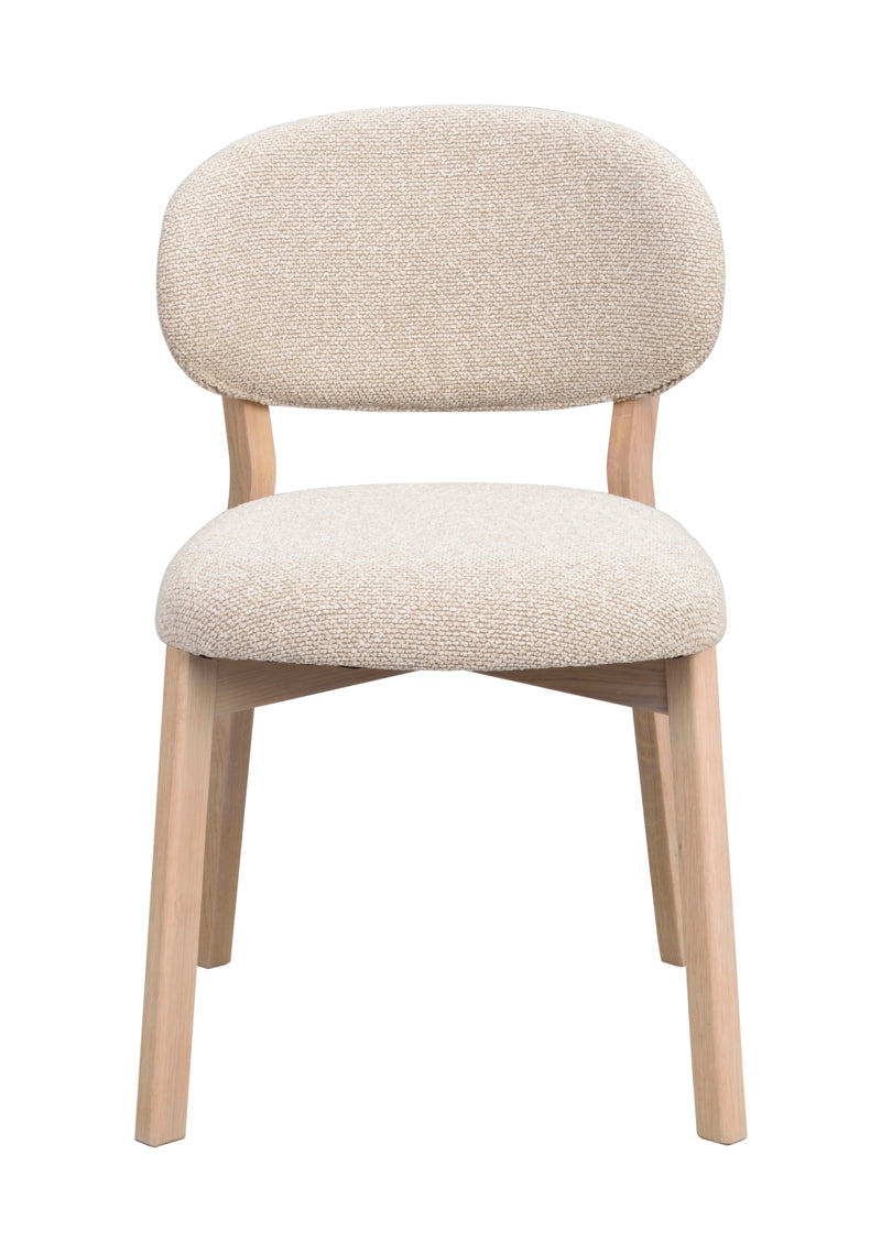 Patterson Stol Beige/Vitpigmenterad