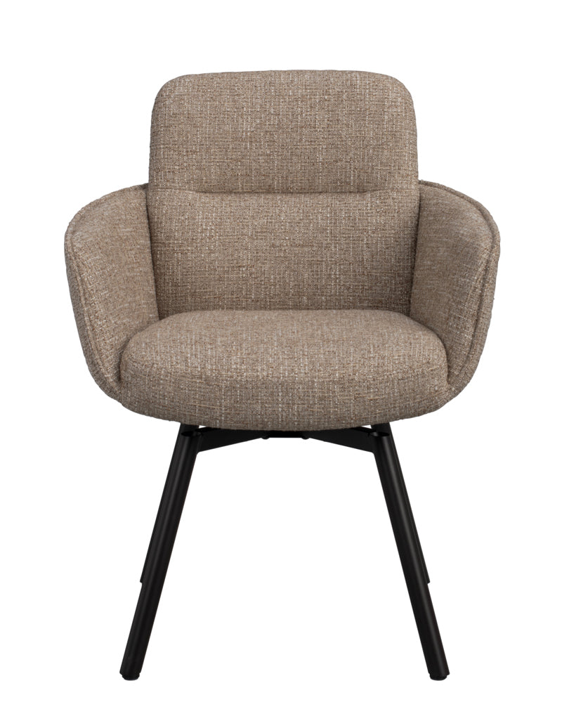 Roswell Karmstol Mörkbeige/Brun