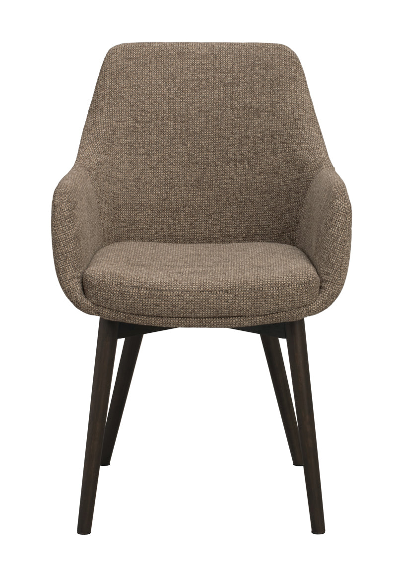 Denley Karmstol Mörkbeige/Brun
