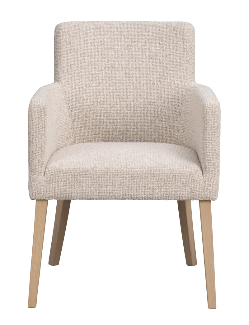 Hudson Karmstol Ljusbeige/Vitpigmenterad