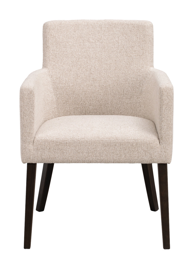 Hudson Karmstol Ljusbeige/Brun