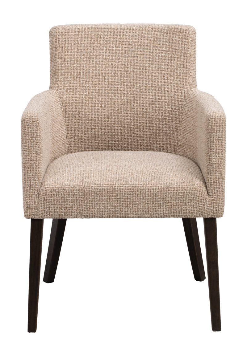 Hudson Karmstol Mellanbeige/Brun