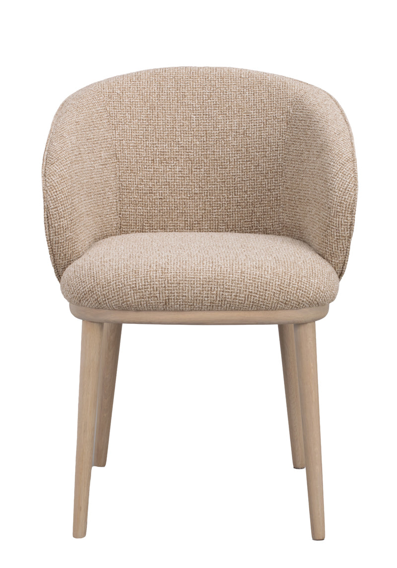 Judson Karmstol Mellanbeige/Vitpigmenterad