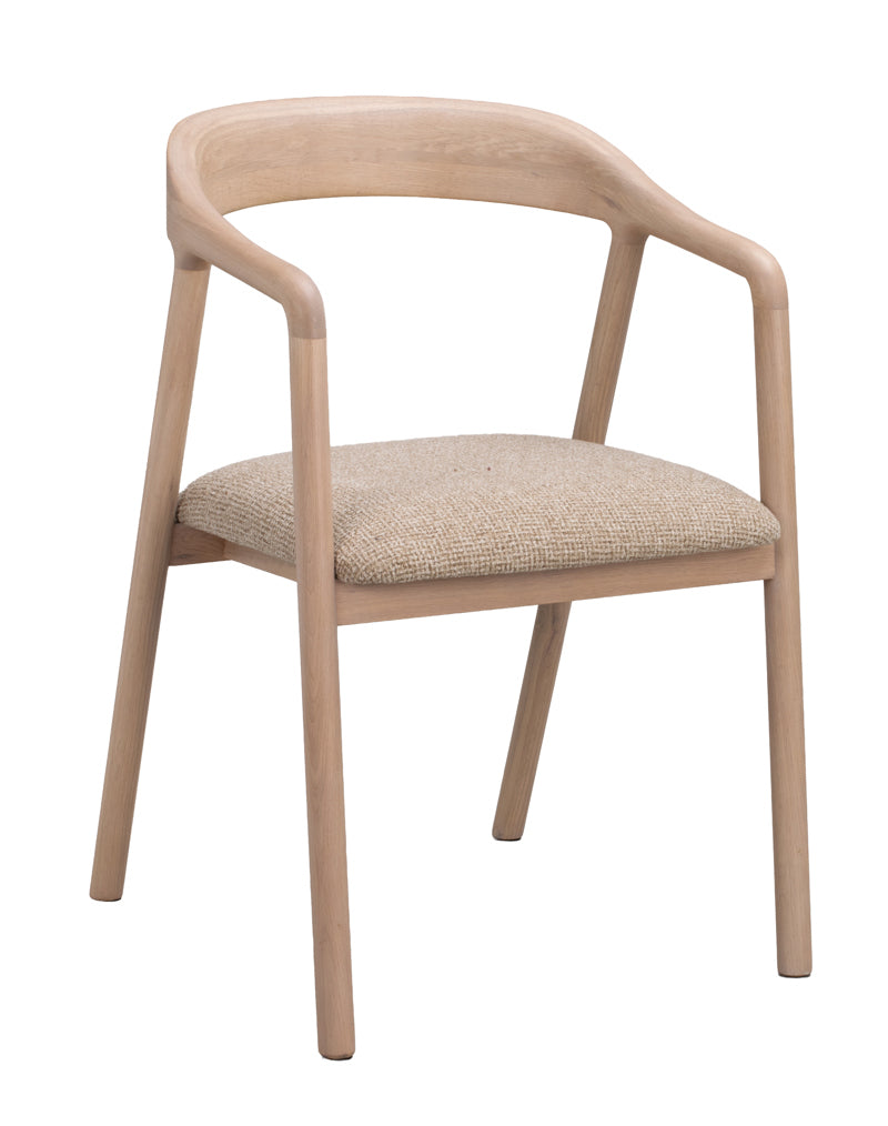 Dillon Karmstol Vitpigmenterad/Beige