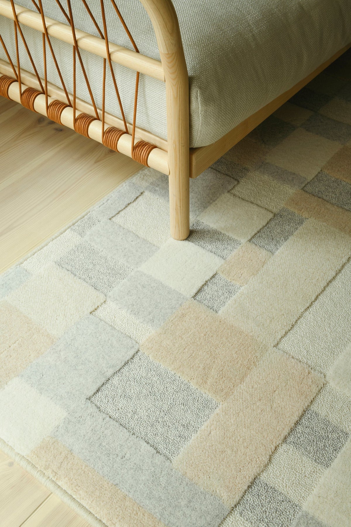 Domino - Ullmatta, beige