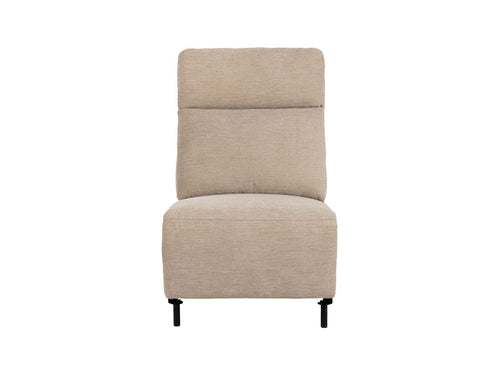 Harriet 1-sitsmodul utan armstöd, fast från NFG, beige