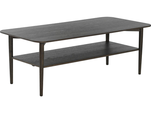 Kalmar soffbord med hylla 135x65 från NFG, brun