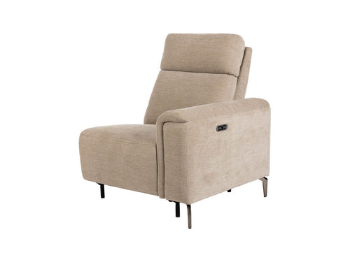 Harriet 1-sitsmodul med armstöd höger, el från NFG, beige